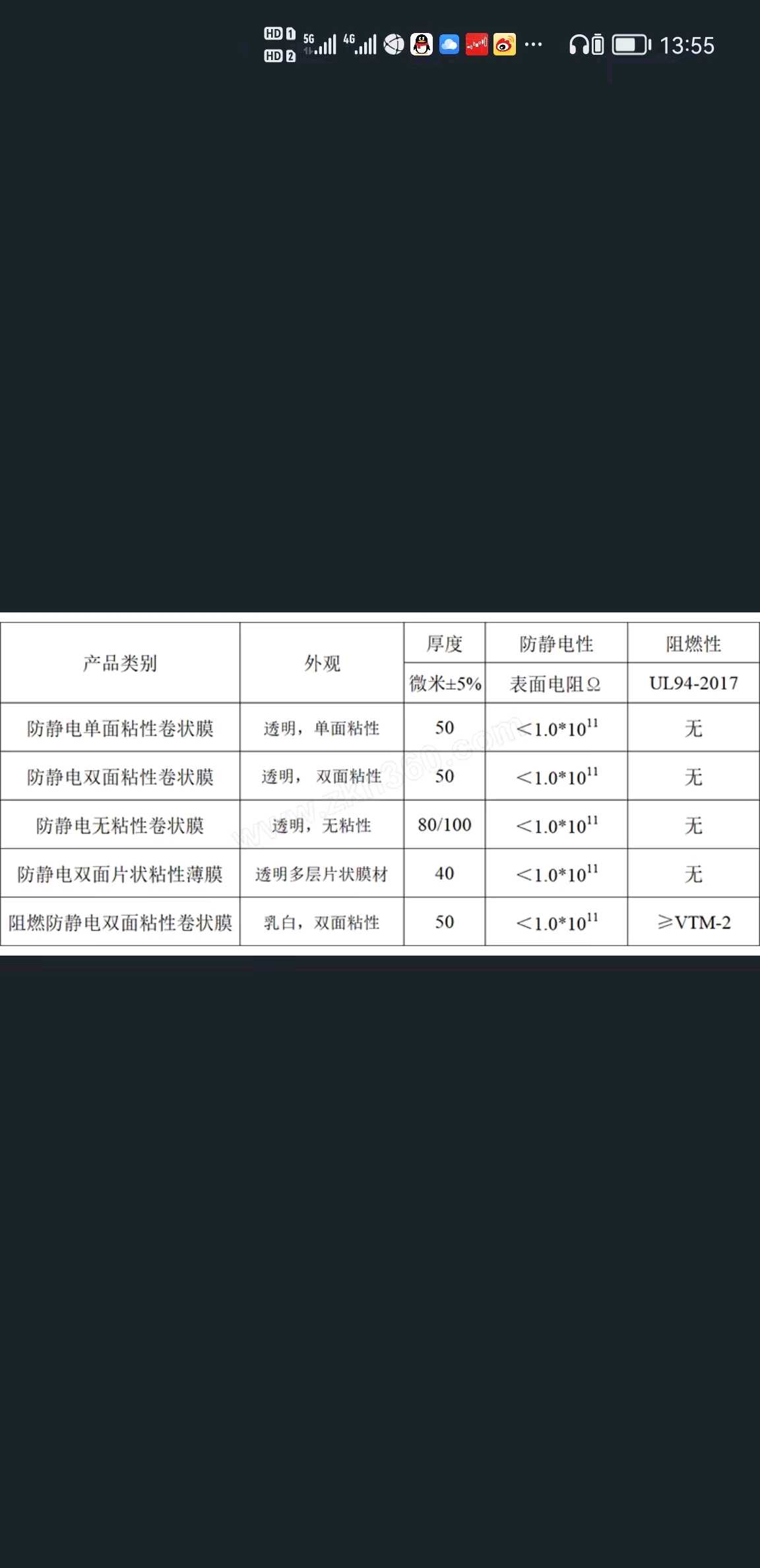 PE雙面膠，耐高溫120℃